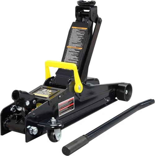 2.5 Ton Low Profile Floor Jack Heavy Steel Hydraulic Jack w/ Single Piston Pump - Foto 14 di 14