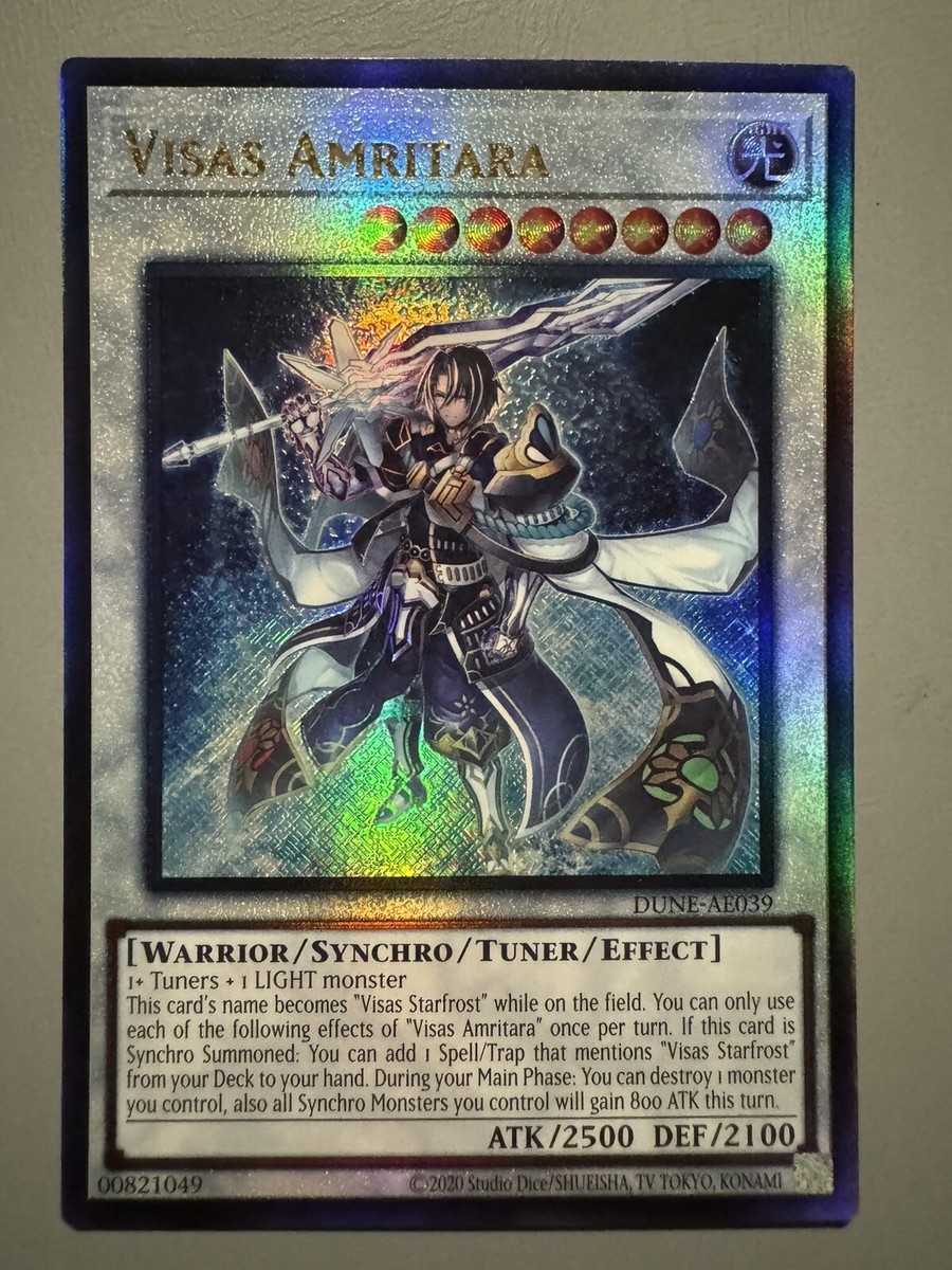 YUGIOH VISAS AMRITARA (SYNCHRO) ASIA ENGLISH EDITION DUNE-AE039