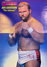 1996 Vintage Magazine Poster  Wrestler Arn Anderson The Enforcer