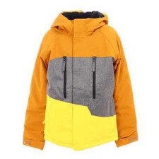 686 Boys Geo Snowboard Jacket M Golden Brown Colorblock M0W504-GLDB