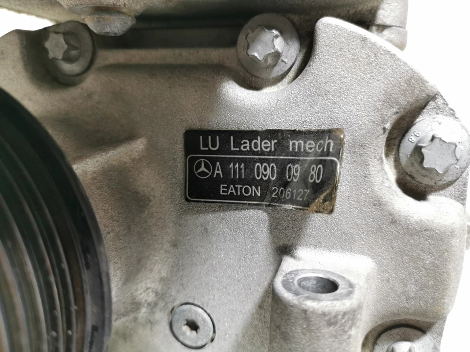 Mercedes SLK R170 Mopf 200 Kompressor EATON Kompressor A1110900980 Lader 206127 - Bild 3 von 4