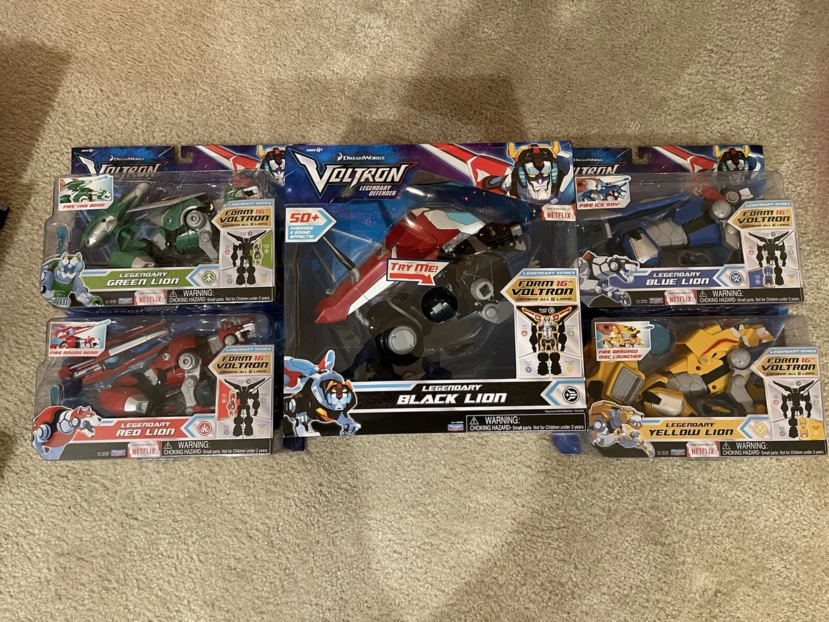 NETFLIX VOLTRON LEGENDARY DEFENDER Dreamworks Lions Complete Set