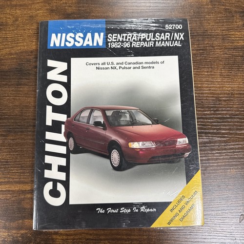 Neu 1982-1996 Nissan Sentra Pulsar NX Werkstatthandbuch Chilton 52700 Kabel