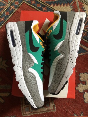 Air Max 1 Ultra Essential 3M SAFARI Emerald 819476-103 Patta Atmos OG Animal Ds