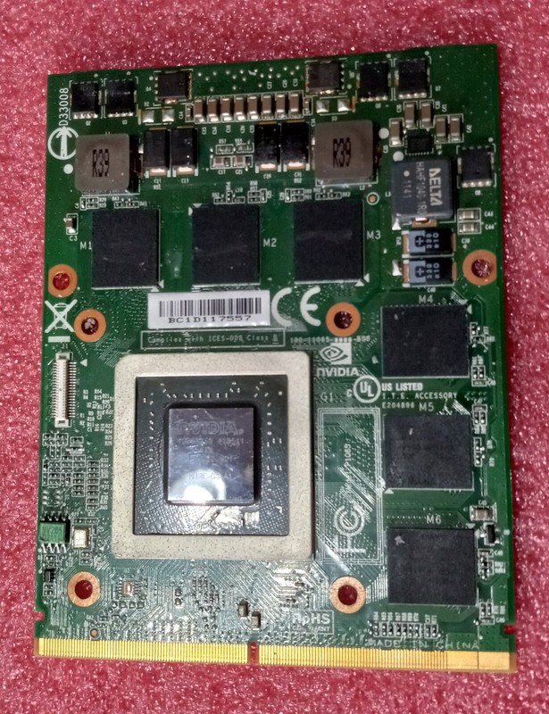 Dell Alienware NVIDIA GTX 560M 1.5GB video card N12E-GS-A1 Graphics Card