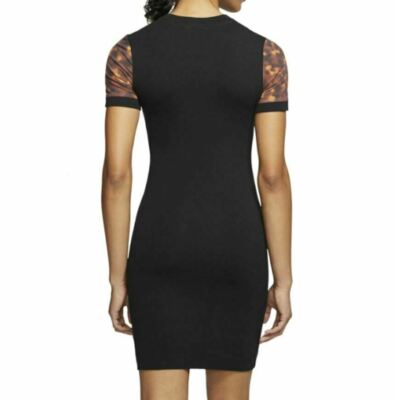 NEW WOMEN'S NIKE SPORTSWEAR TORTOISE SHORT SLEEVE DRESS SIZE S