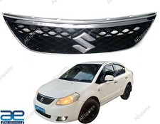 Front Upper Center Grille Black For Suzuki SX4 2007-2012 AEs