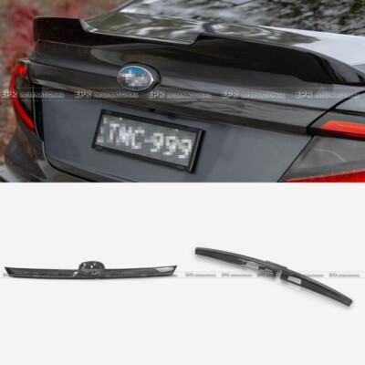 For Subaru VBH WRX OE Type rear trunk garnish carbon fiber bodykits