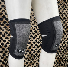 NEW Hydra Black 2.0 Paintball Knee Pads - Black/Grey - Small