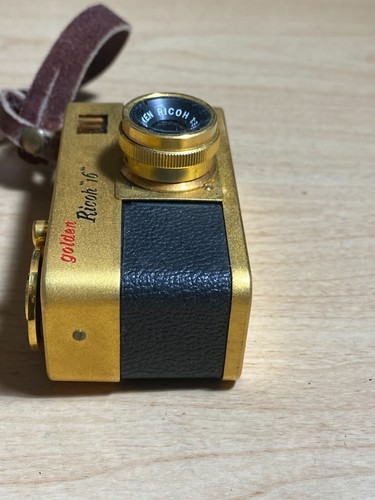 Vintage Spy Film Camera Golden Ricoh 16mm Subminiature - Picture 8 of 10