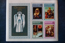Briefmarken Karibik, Bahamas, Block 9 Weihnachten postfrisch