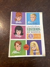 Vintage Barbie Wardrobe Booklet Exclusive Fashions By Mattel 1963 Book 1 Ken Etc