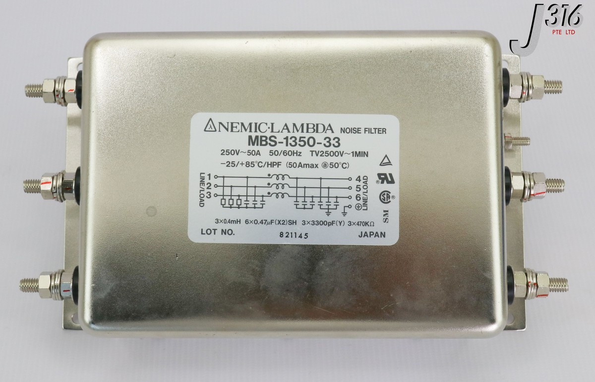 18279 NEMIC-LAMBDA NOISE FILTER MBS-1350-33 | eBay