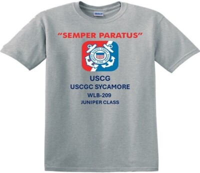 USCGC SYCAMORE  WLB-209* JUNIPER CLASS *SHIRTS.USCG OFFICIALLY LICENSED