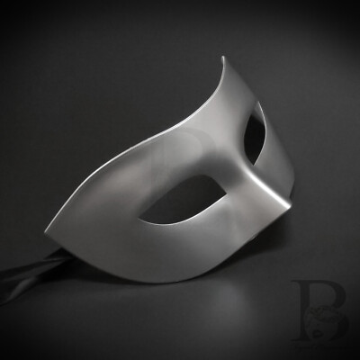 Masquerade Mask for Couples Silver Luxury Venetian Couples Masks