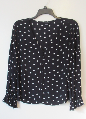 sanctuary polka dot blouse