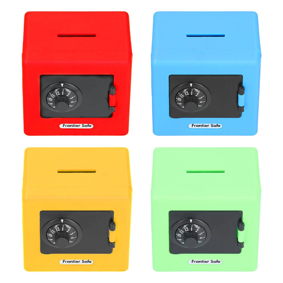 Children Money Storage Case Simulation Safe Coded Lock Coin Cash Saving