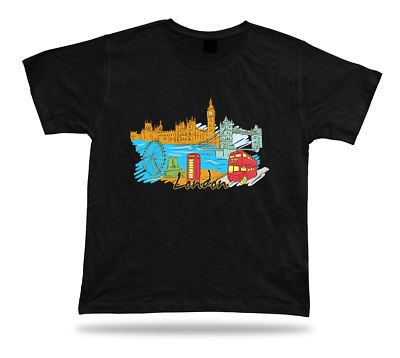london Big Ben London Eye Tower of London Buckingham Palace Hyde Park tshirt
