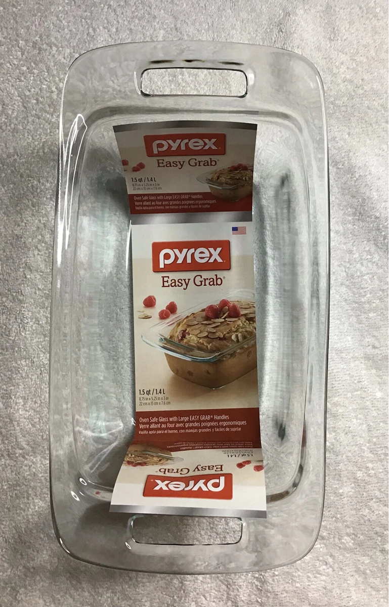 Pyrex Glass Bread Dish Set Of 4 Oven Safe 1.4 L