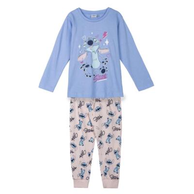 Disney Lilo und Stitch Mädchen Schlafanzug Pyjama lang, Baumwolle