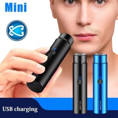 Mini Men's Electric Shaver For Travel Home USB Charging Portable Shaving 