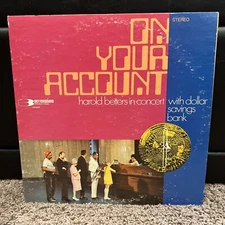 HAROLD BETTERS - On Your Account: In Concert - 2 LP BETTERSOUND - 1969 Jazz 
