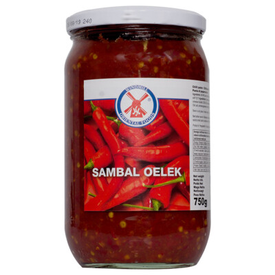 Windmill Sambal Oelek Würzpaste aus Chilis 750 g intensiv scharf feurig pikant