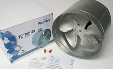 Packard DF9012 12" Inch Duct Fan Inline Blower Booster Exhaust Cooling Vent