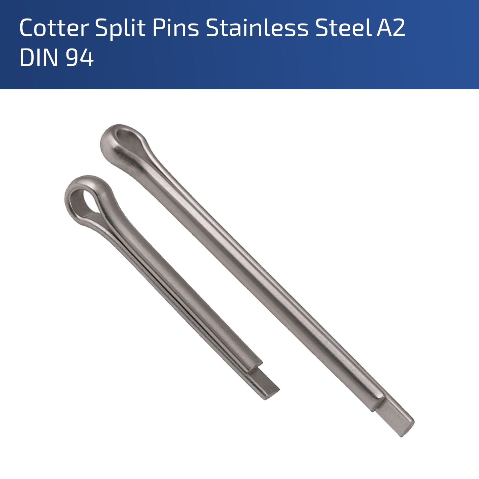 M5 X 50MM COTTER SPLIT PINS SPLIT COTTER PINS STAINLESS STEEL A2 304 ...