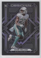 2021 Panini Obsidian Rookies Electric Etch Purple 74/100 Jevon Holland #176 0c3