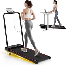 HomeFitnessCode Laufband Klappbar mit Neigung - Walking Pad für Zuhause Klein La