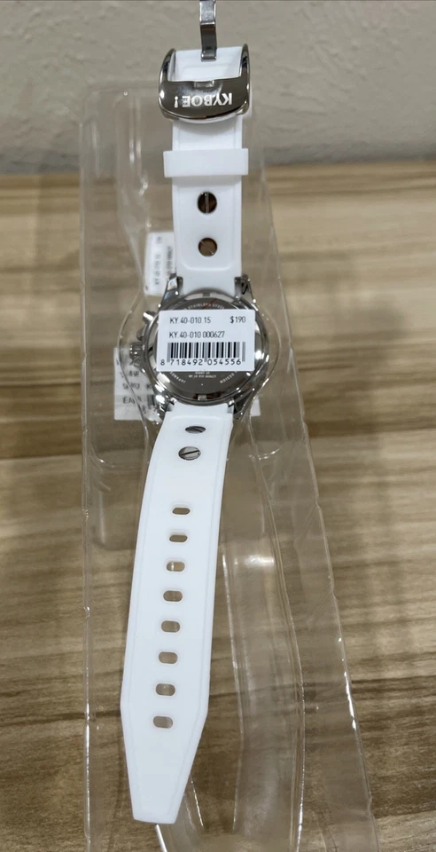 Kyboe! Men's Watch Giant 40MM White Case/Silicone Band 100M WR NEED BATTERY - Image 2 of 3