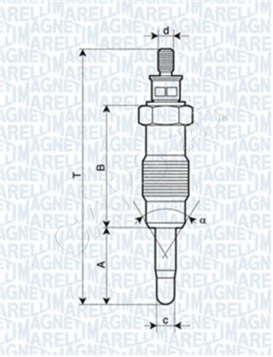 Glow Plug Fits FORD BEDFORD Escort 81 Express 86 III Turnier IV B28SR