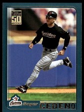 Roger Cedeno 2001 Topps #3 Houston Astros MLB READ FREE SHIPPING AutographDen