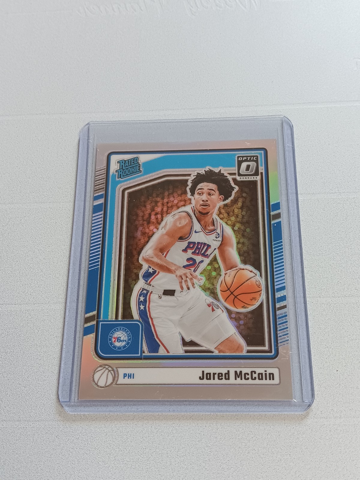 2024-25 Panini Donruss Optic - Rated Rookie Jared McCain #270 Holo Prizm (RC)