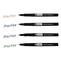 Cd/Dvd Marker Stift 4 Farben 0,4-0,5 Mm Permanentstift FüR Glas Kunststoff Folie