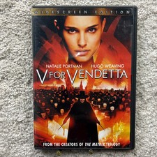 V for Vendetta DVD 2006 Widescreen Natalie Portman Hugo Weaving