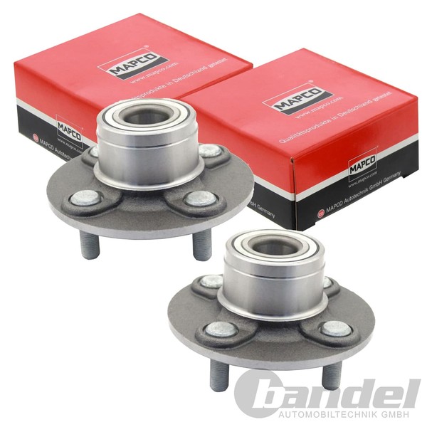 2X Mapco RADLAGER-SATZ Hinten Passend FüR Nissan 100NX Almera Sunny | 26522-image
