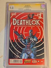 Deathlok #1 CGC Graded 9.8 SS Signed & Sketch by  Mike Perkins Marvel Comics