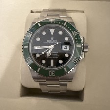 2026 Rolex Submariner 126610LV Silver Oyster Bracelet with Green Bezel