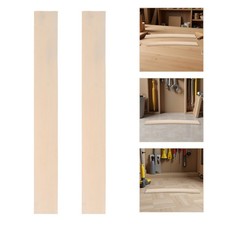 2 Pcs Double Bed Slats King Frame Replacement Bedframe Queen-size Wood