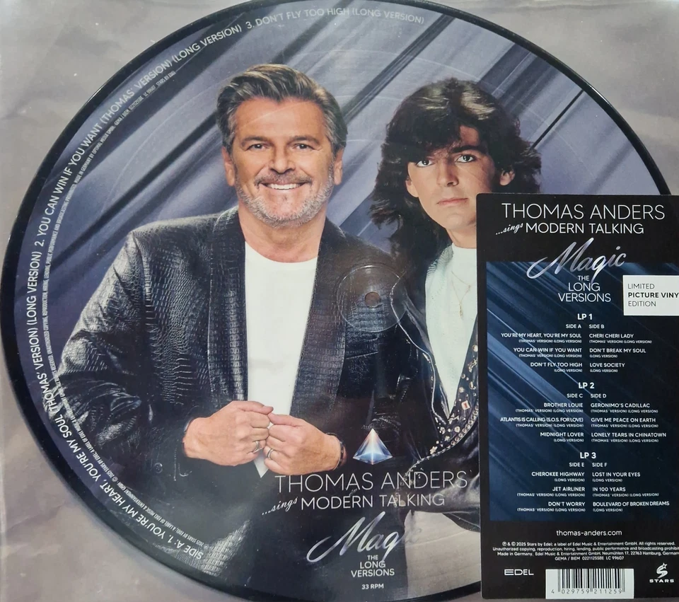 THOMAS ANDERS MAGIC RSD BF 3 LP PICTURE VINYL NEU - Image 2 of 4