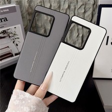 For Sony Xperia 1 VIII, Luxury Hybrid Armor Leather Business Shell Cover Case