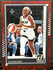 2025 Donruss WNBA Base #37 Dana Evans Red Lava #300/399 - Chicago Sky