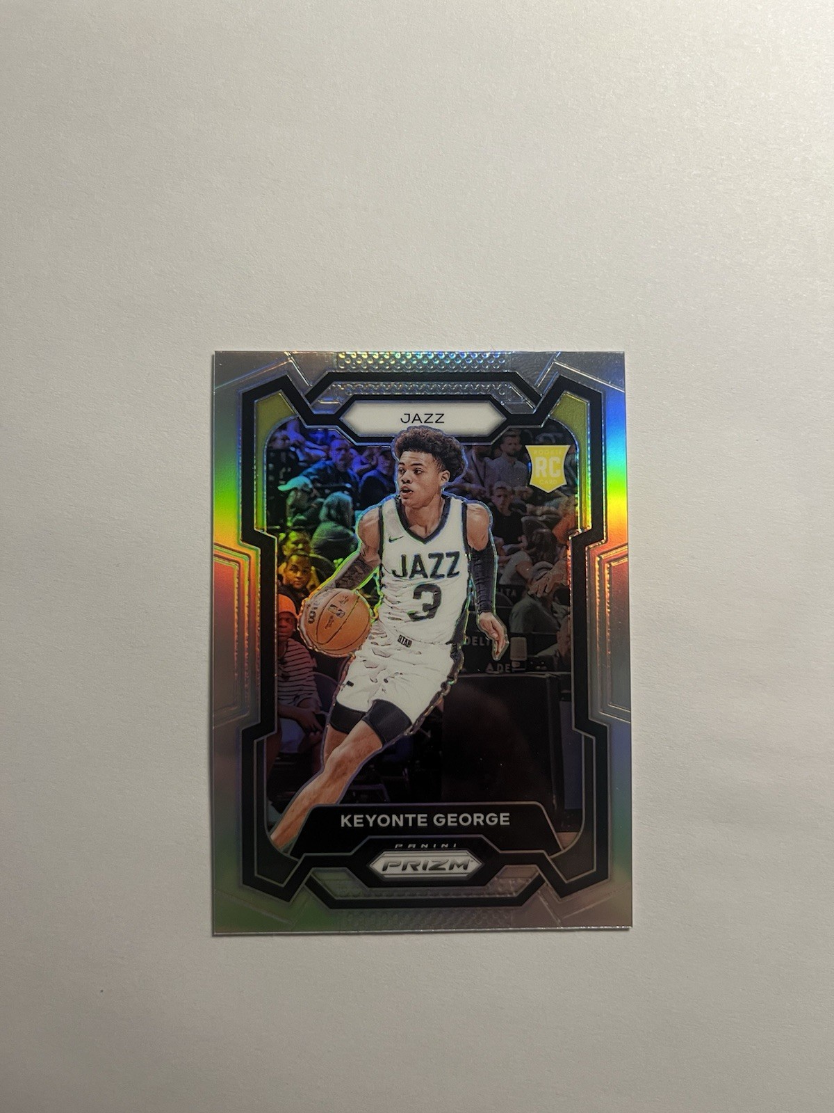 2023-24 Panini Prizm - Keyonte George #127 Silver Prizm (RC) Utah Jazz B5