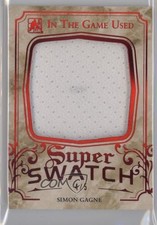 2016-17 Leaf ITG Used Super Swatch Red Spectrum 4/5 Simon Gagne #SS-35 1p0