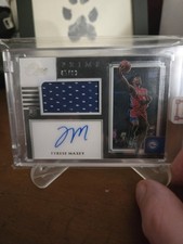 2020-21 Panini One and One Rookie Jersey Autographs Prime Tyrese Maxey /99 MINT