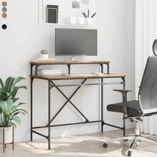 Industrie Schreibtisch Computertisch mit Ablage Bürotisch Arbeitstisch PC Tisch