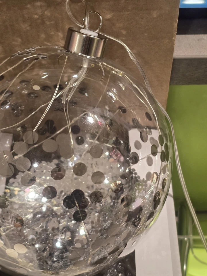 räder design Glaskugel Beleuchtet Glitzer - Bild 4 von 4