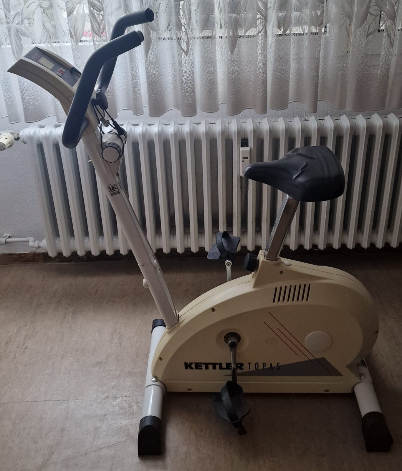 KETTLER - TOPAS HEIMTRAINER, FAHRRAD MIT KARDIO - TRAINING, HOMETRAINER !!!
